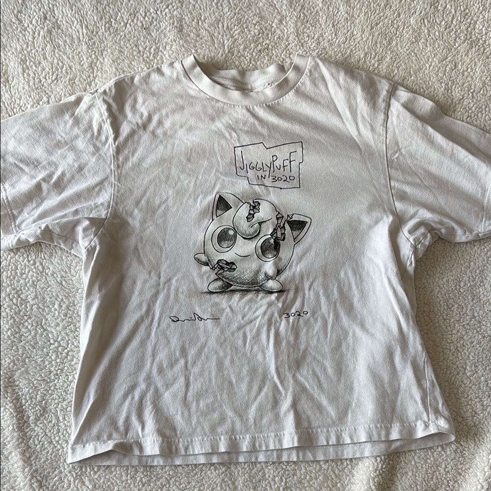 Uniqlo White Jigglypuff Graphic T-Shirt